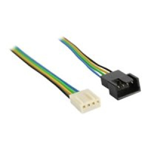  INLINE Lüfterkabel Verlängerung 4pol Molex St/Bu Länge 30cm Zubehör 