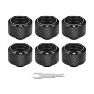  THERMALTAKE Pacific C-Pro G1/4 PETG 16mm OD 6 Pack - Black Zubehör 