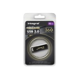  INTEGRAL MEMORY USB-Stick  32GB Integral 360 Secure AES-256 3.0 SecureLock  