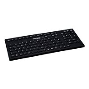  GETT InduProof Smart Classic Schwarz USB Silikon IP68 Tastatur desinfizierbar wasserdicht schwarz 10 Tastaturen 