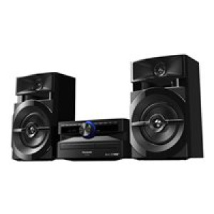 Panasonic SC-UX104EGK sw CD Mini-System DAB+/UKW,300W,Bluetooth,USB,AUX 