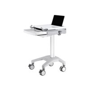  NEOMOUNTS Mobile Laptop Cart incl. keyboard & mouse drawer 25,4-55,9cm 10-22" Creme  