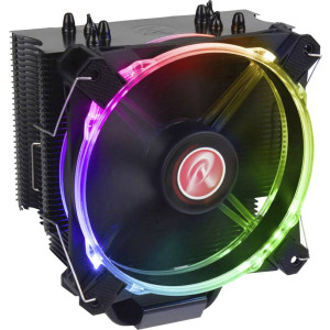  RAIJINTEK Leto CPU-Kühler, schwarz, RGB-LED - 120mm Kühler 