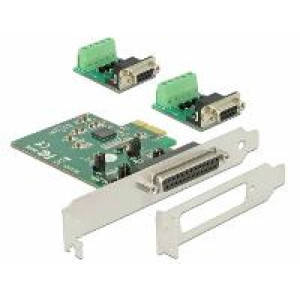 DELOCK PCI Express Karte > 2 x Seriell RS-422/485 ESD Schutz optionaler Überspannungsschutz 