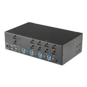  STARTECH.COM KVM Switch HDMI 4 Port - 4K 30 Hz - KVM Extender für HDMI  