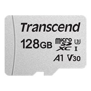 TRANSCEND SD microSD Card 128GB Transcend SDHC USD300S-A w/Adapter  