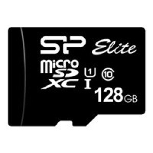  SILICON POWER Micro SDCard 128GB Silicon Power UHS-1 Elite/class10  w/ada  