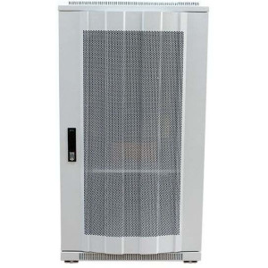 ALLNET 48,30cm (19")Schrank, 42HE, B600/T1200mm, perforierte Blechtüren, Lichtgrau, SNB-Serie 