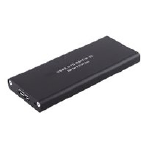 MICROSTORAGE MSUB4300 - Speichergehäuse - M.2 - M.2 Card - USB 3.0 