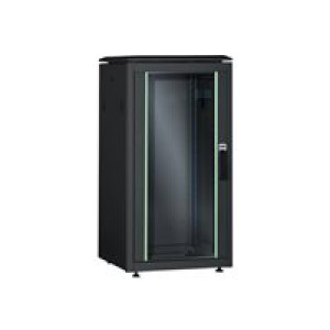 DIGITUS 26U Netzwerkschrank Unique Serie 1342x800x1000mm Farbe schwarz RAL 9005 