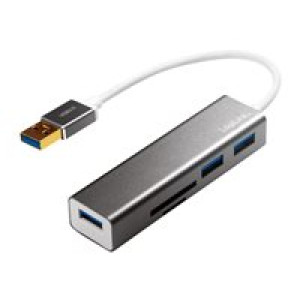LOGILINK USB 3.0 HUB 3-port mit Kartenleser 