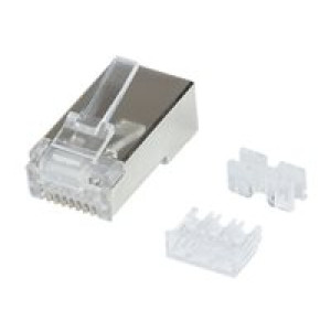 LOGILINK Modular RJ45 Plug Cat.6A STP, 50 Stück