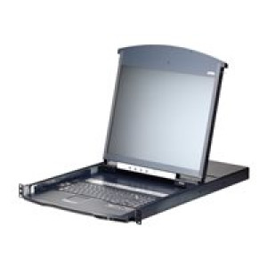  ATEN LCD KVM Switches KL1108VN - KVM-Konsole mit KVM-Switch - 8 Anschlüsse - USB - 48,3 cm (19")  