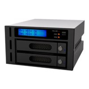  RAIDON 2x2,5"/3,5" SATA/HDD/SSD ->5,25" IR2622 intern  