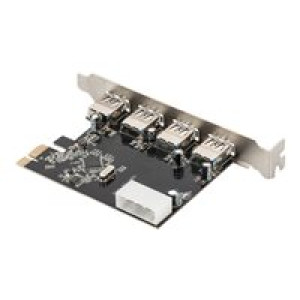 DIGITUS 4-Port USB 3.0 PCI Express Add-on Card 