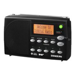 SANGEAN DPR-65 DAB+ Kofferradio DAB+, UKW Akku-Ladefunktion Schwarz 