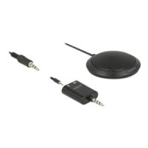 DELOCK Tisch Mikrofon m. 3,5mm Klinkenst | 3 Pin 
