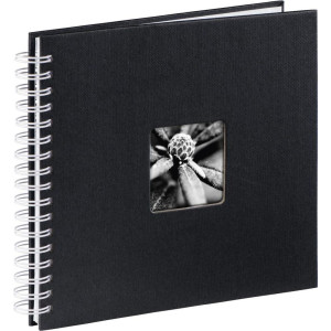 HAMA Fine Art Pappe - Papier Schwarz Fotoalbum (00001961) 