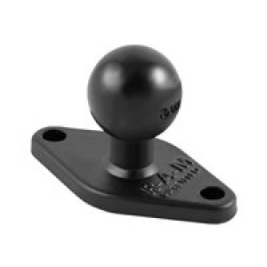 RAMMOUNT RAM 2.43" x 1.31" Diamond Ball Base with 2,50cm (1") Ball (RAM-B-238U) 