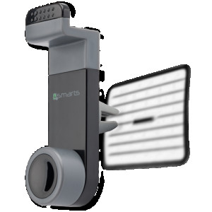 4SMARTS Snapclip - Handy/Smartphone - Navigator - Auto - Passive Halterung - Schwarz 