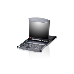  ATEN KL1508AN Rack-Einbau Schwarz Tastatur/Video/Maus (KVM)-Switch (KL1508AN-AXA-2XK07GG)  
