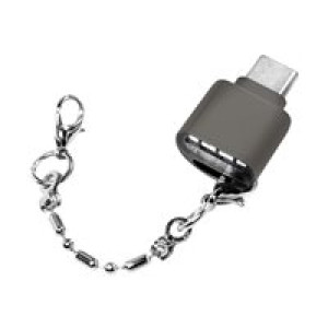  LOGILINK USB 2.0 Card Reader als Schlüsselanhänger, schwarz Mini-Format  