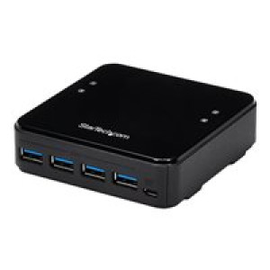 STARTECH.COM USB 3.0 Sharing Switch 4x4 für Peripheriegeräte - USB Umschalter für Mac / Windows / Li 