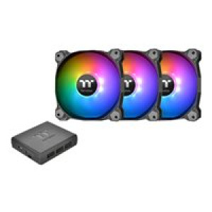  THERMALTAKE Lüfter Thermaltake Pure  Plus 14 LED RGB (3er Pack) TT Prem. retail Gehäuse kühler 