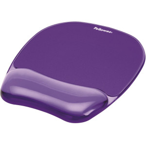 FELLOWES Crystal Gel Maus Handgelenkauflage violett 