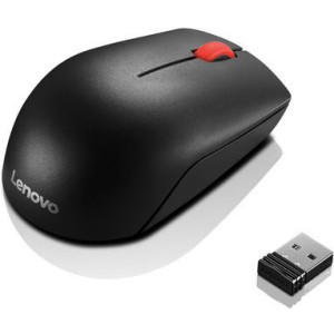  LENOVO Essential Compact - Maus - rechts- und linkshändig - 3 Tasten - kabellos - 2.4 GHz - kabellos Mäuse 