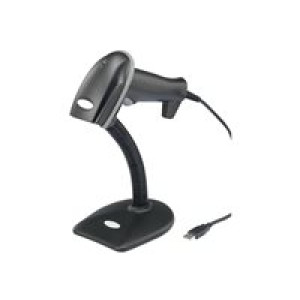 RENKFORCE LS6300E USB-Kit Barcode-Scanner Kabelgebunden 1D Laser Schwarz Hand-Scanner USB 