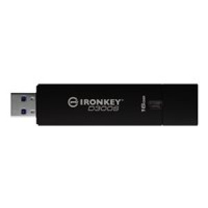  KINGSTON 16GB D300S AES 256 XTS Encrypted USB Drive  