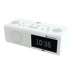 SOUNDMASTER UR8350WE DAB+ Radiowecker AUX, USB Weiß 