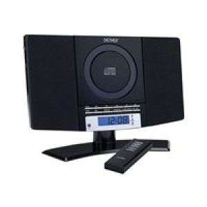 DENVER MC-5220 Stereoanlage AUX, CD, UKW, Wandmontage Schwarz 