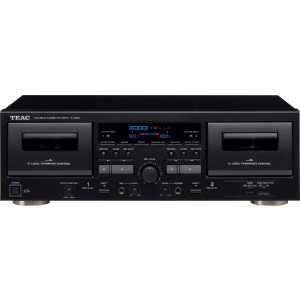 TEAC W-1200 Tape Deck Schwarz 