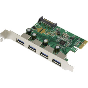 RENKFORCE 4 Port USB 3.0-Controllerkarte USB-A PCIe 