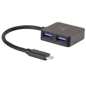 RENKFORCE 4 Port USB 3.0-Hub Schwarz 