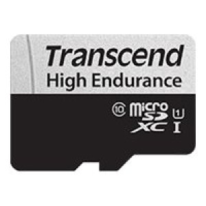  TRANSCEND 64GB microSD w/ adapter U1 High Endurance  