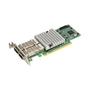SUPERMICRO LP 2xQSFP28 100G Controller  AOC-S100G-M2C 
