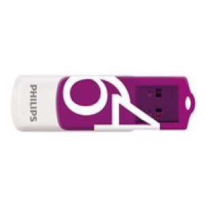  PHILIPS USB-Stick 64GB 2.0 USB Drive Vivid purple  