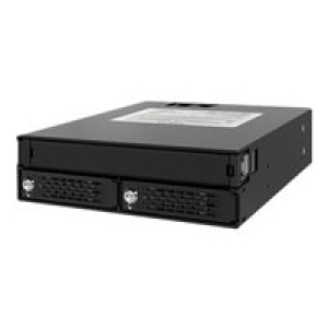 ICY DOCK Backplane 2x6,3cm SATAI-III/SAS in 1x5,25" HDD/SSD 