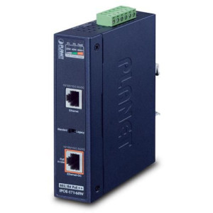 PLANET TECHNOLOGY Industrial Single-Port 10/100/1000Mbps Ultra PoE 60W 