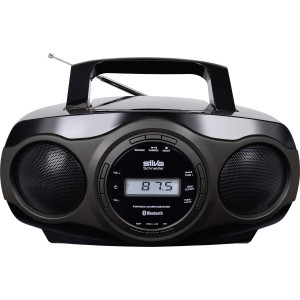 SILVA SCHNEIDER MPC 17.7 BT UKW CD-Radio CD, AUX, Bluetooth®, USB Schwarz, Grau 