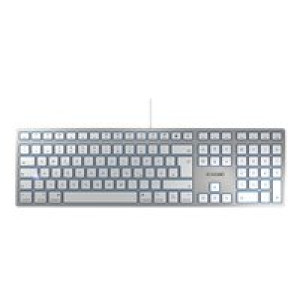  CHERRY TAS KC 6000 Slim for MAC silber USB engl.(GB) Layout Tastaturen 