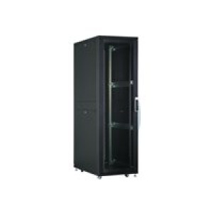 DIGITUS 32U Unique Netzwerkschrank 600x600mm Glastür Schwarz 