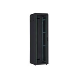 DIGITUS 32U Unique Netzwerkschrank 600x800mm Glastür Schwarz 