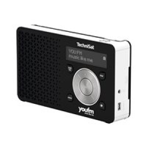 TECHNISAT DIGITRADIO 1, youfm Edition, schwarz/weiß 