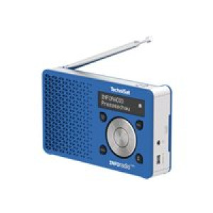 TECHNISAT DIGITRADIO 1, hr iNFO Edition, dunkelblau/silber 