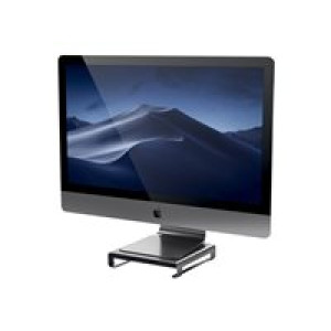  SATECHI Aluminum Monitor Stand Hub für iMac space gray  