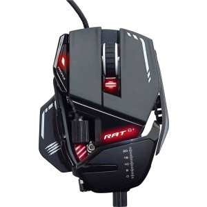  MAD CATZ R.A.T. 8+ Gaming Maus Schwarz - Maus - Optisch (MR05DCINBL000-0) Mäuse 